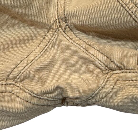 BDG Urban Outfitters Cargo Joggers M Tan Raw Hem Distressed Streetwear - Picture 12 of 16